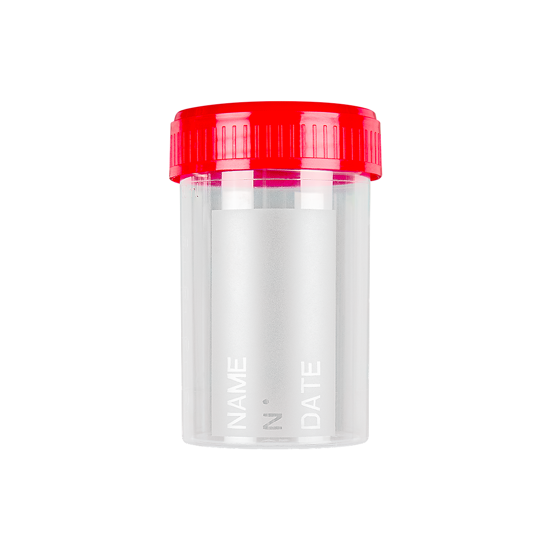 Urintainer® Urine Containers with Frosted Label, Polypropylene, 60 ml (25183)