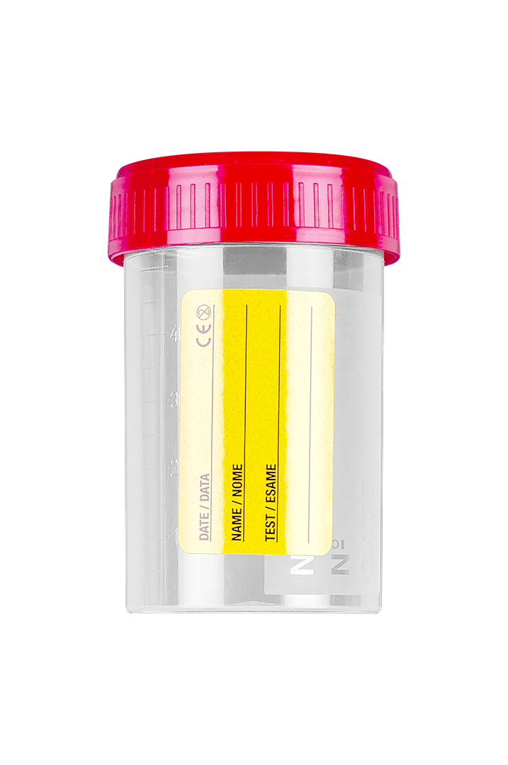 Urintainer® Urine Containers with Paper Label, Polypropylene, 60 ml (25184E)