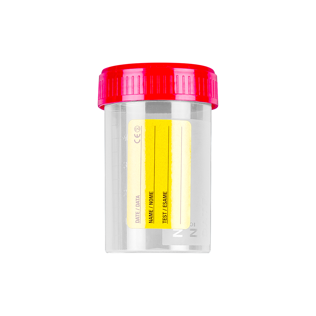 Urintainer® Urine Containers with Paper Label, Polypropylene, 60 ml (25184E)