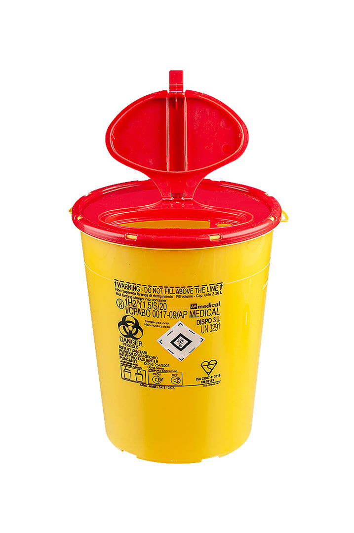 Safety Containers for Contaminated Needles, Polyethylene, 0.5-5 L (25200)