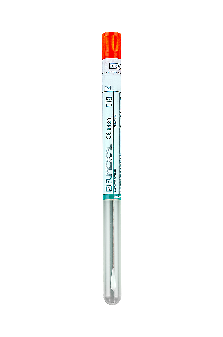 Swab in Polypropylene Test Tube 12x150 mm (aluminium) (26062)
