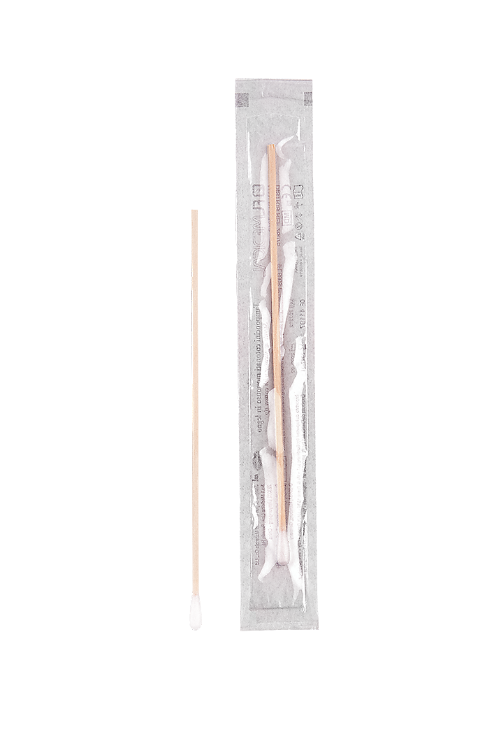 Swab Wooden Stick with Cotton Tip (26075)