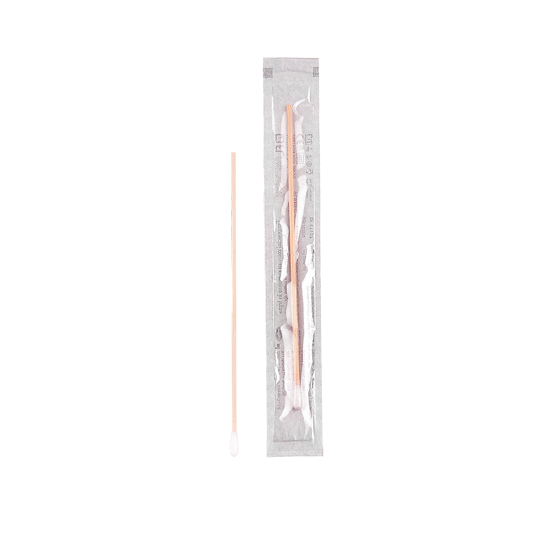 Swab Wooden Stick with Cotton Tip (26075)
