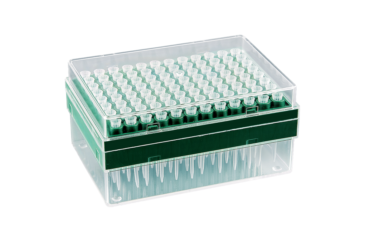 Pipette Tips, Cristal type, 0-10 µl, Rack of 96 (28078)