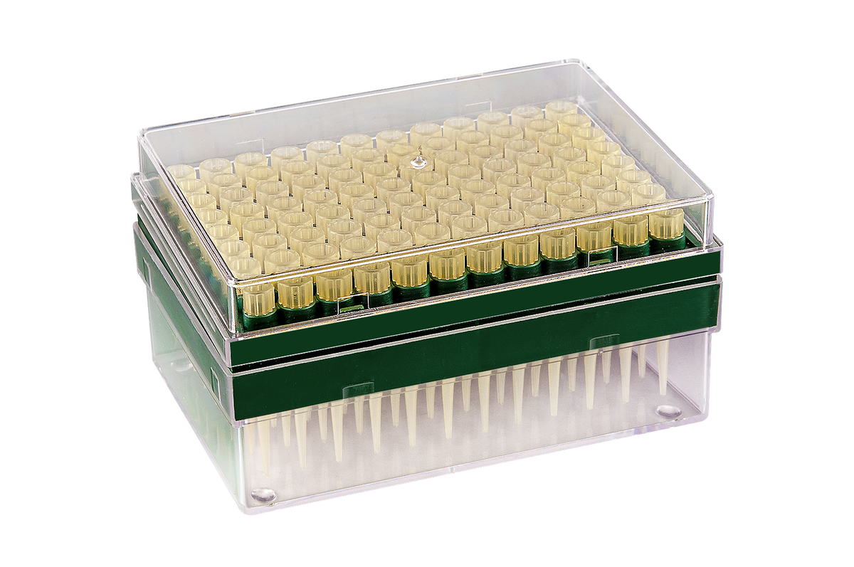 Pipette Tips, Eppendorf/Brand/Socorex type, 0-200 µl, Rack of 96 (28084)