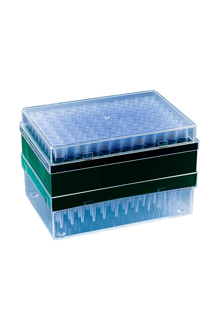 Pipette Tips, Eppendorf/Gilson/Brand/Socorex type, 100-1000 µl, Rack of 96 (28086)