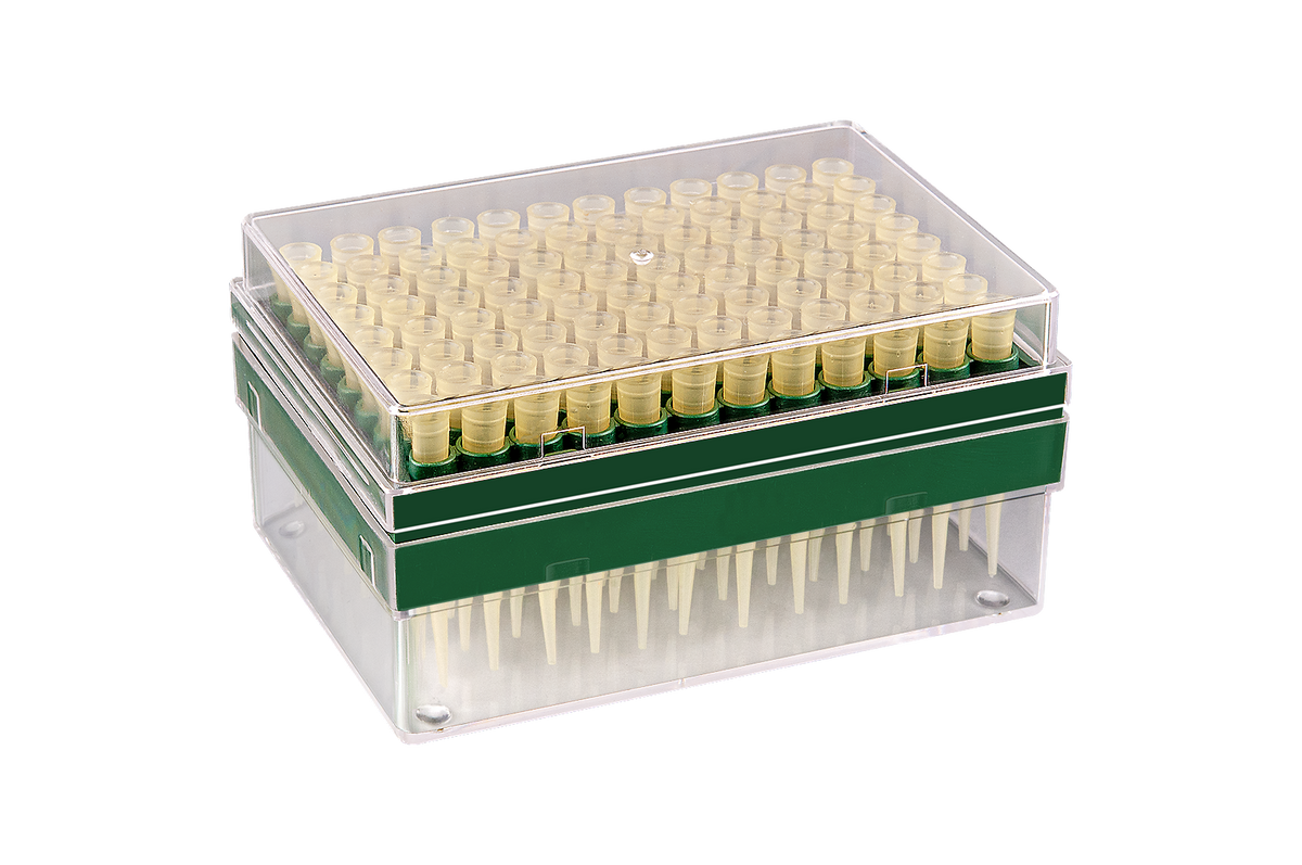 Pipette Tips, Gilson type, 0-200 µl, Rack of 96 (28090)
