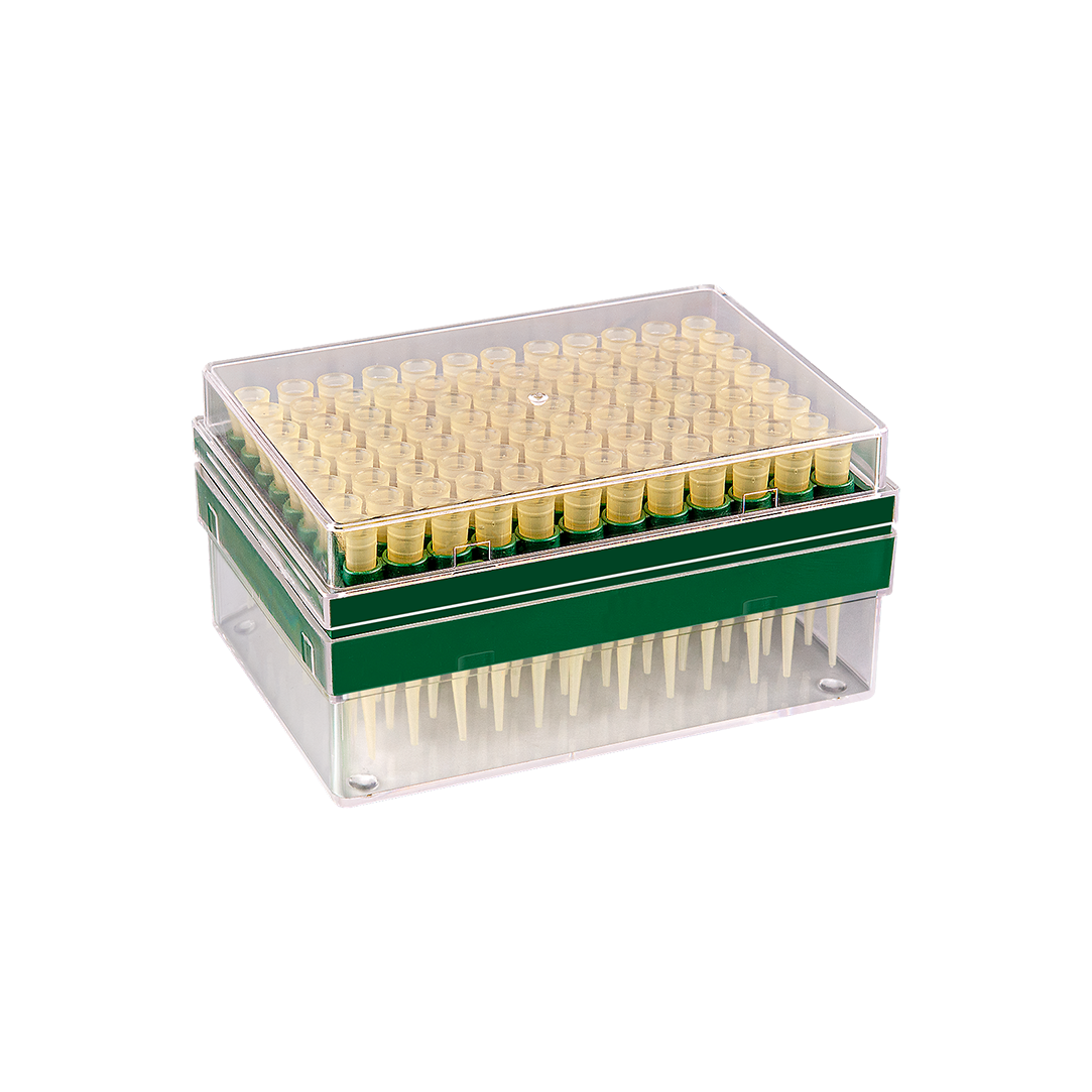 Pipette Tips, Gilson type, 0-200 µl, Rack of 96 (28090)