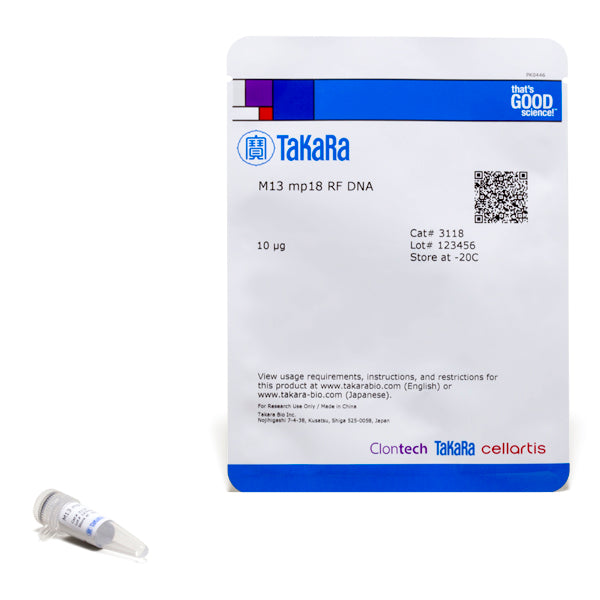 M13 mp18 RF DNA 3118 - Cloning - Takara Bio