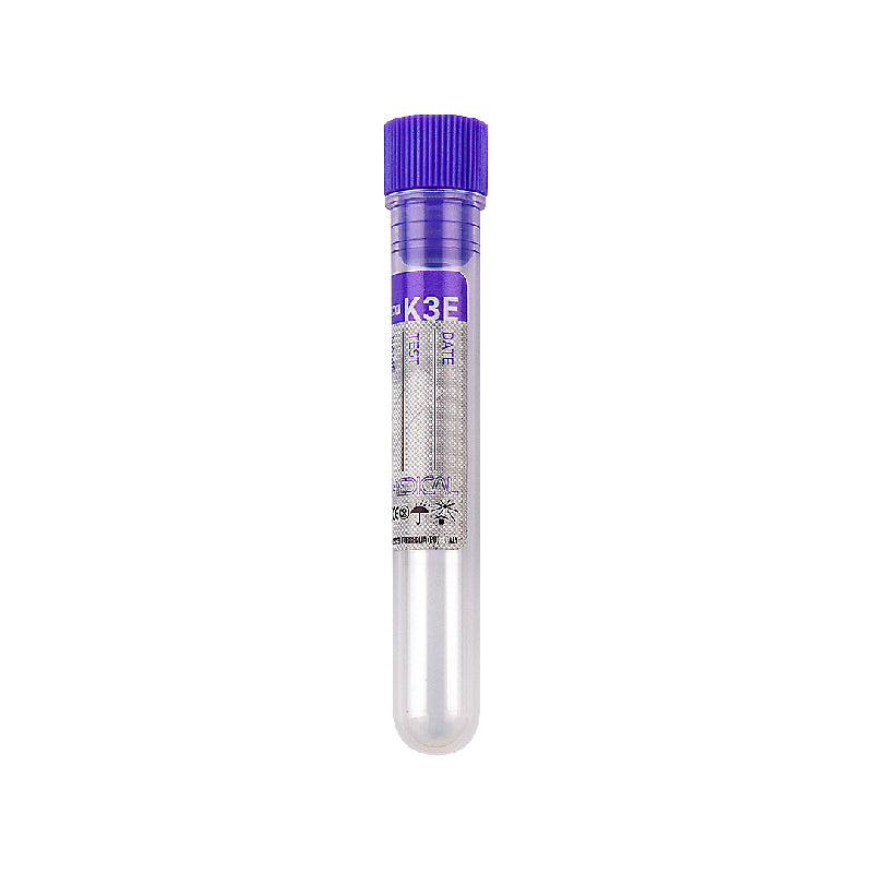 Blood Collection Tubes with K3 EDTA, 2.5-5 ml blood, violet cap (32107)