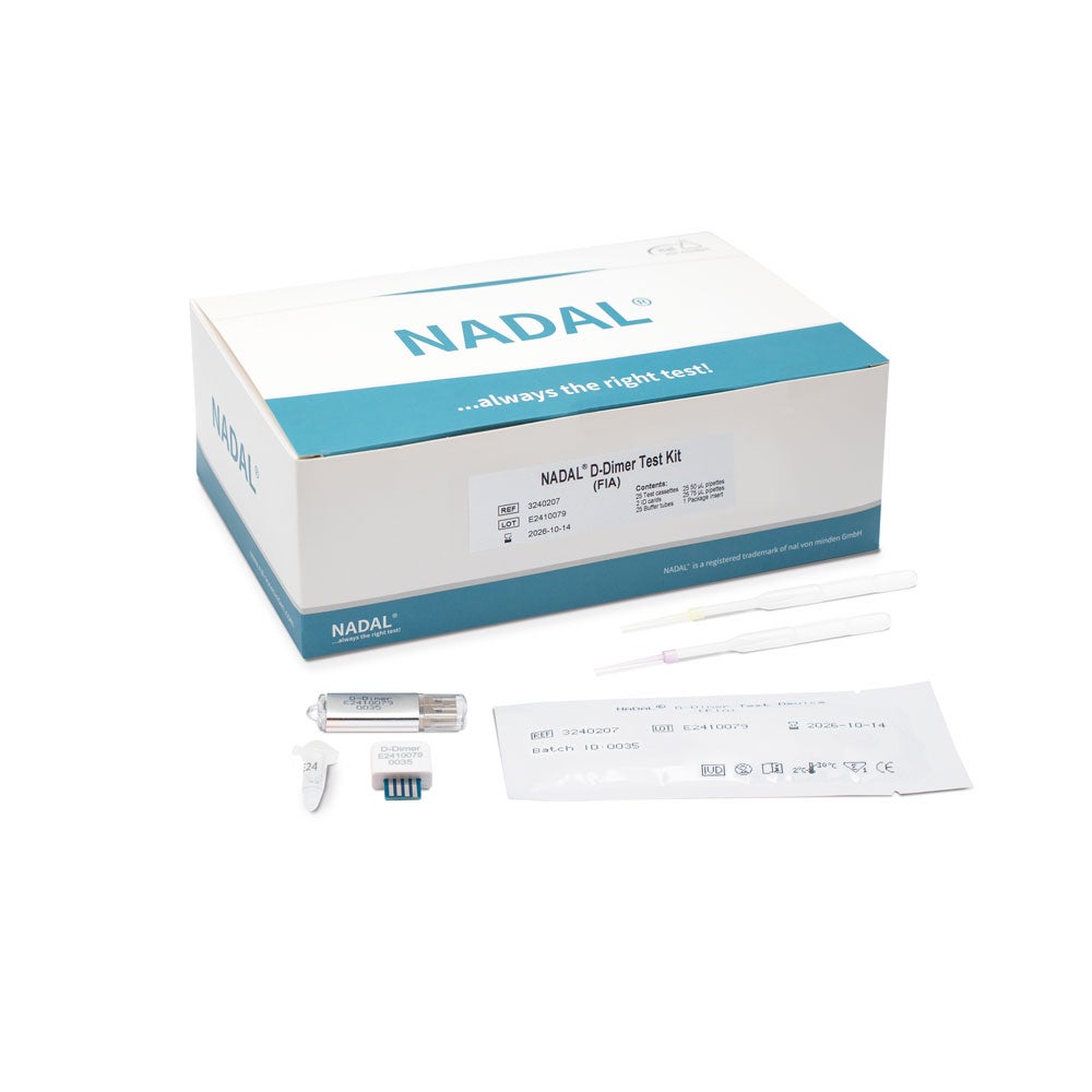 NADAL D-Dimer Test Kit (FIA), 25 Tests (3240207)
