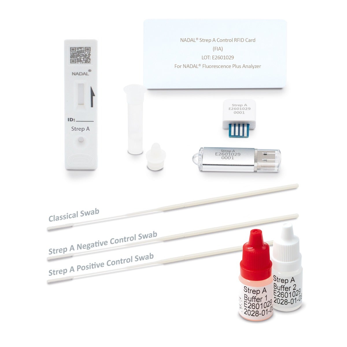 NADAL Strep A Test Kit (FIA), 25 Tests (3240255)
