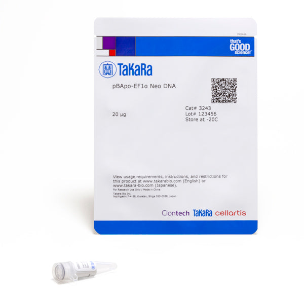 pBApo-EF1alpha Neo DNA 3243 - Gene function - Takara Bio