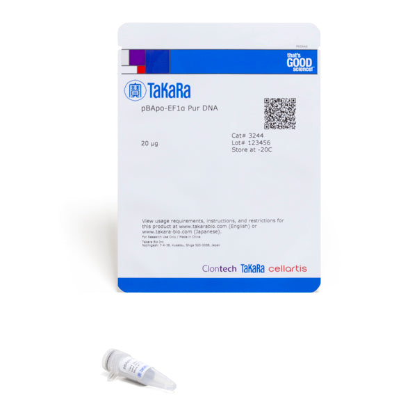pBApo-EF1alpha Pur DNA 3244 - Gene function - Takara Bio