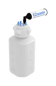 EZwaste® HPLC Solvent Waste System, 4 L HDPE Heavy Duty Reusable Bottle, 83B VersaCap (332-9412-OEM) — Foxx Life Sciences