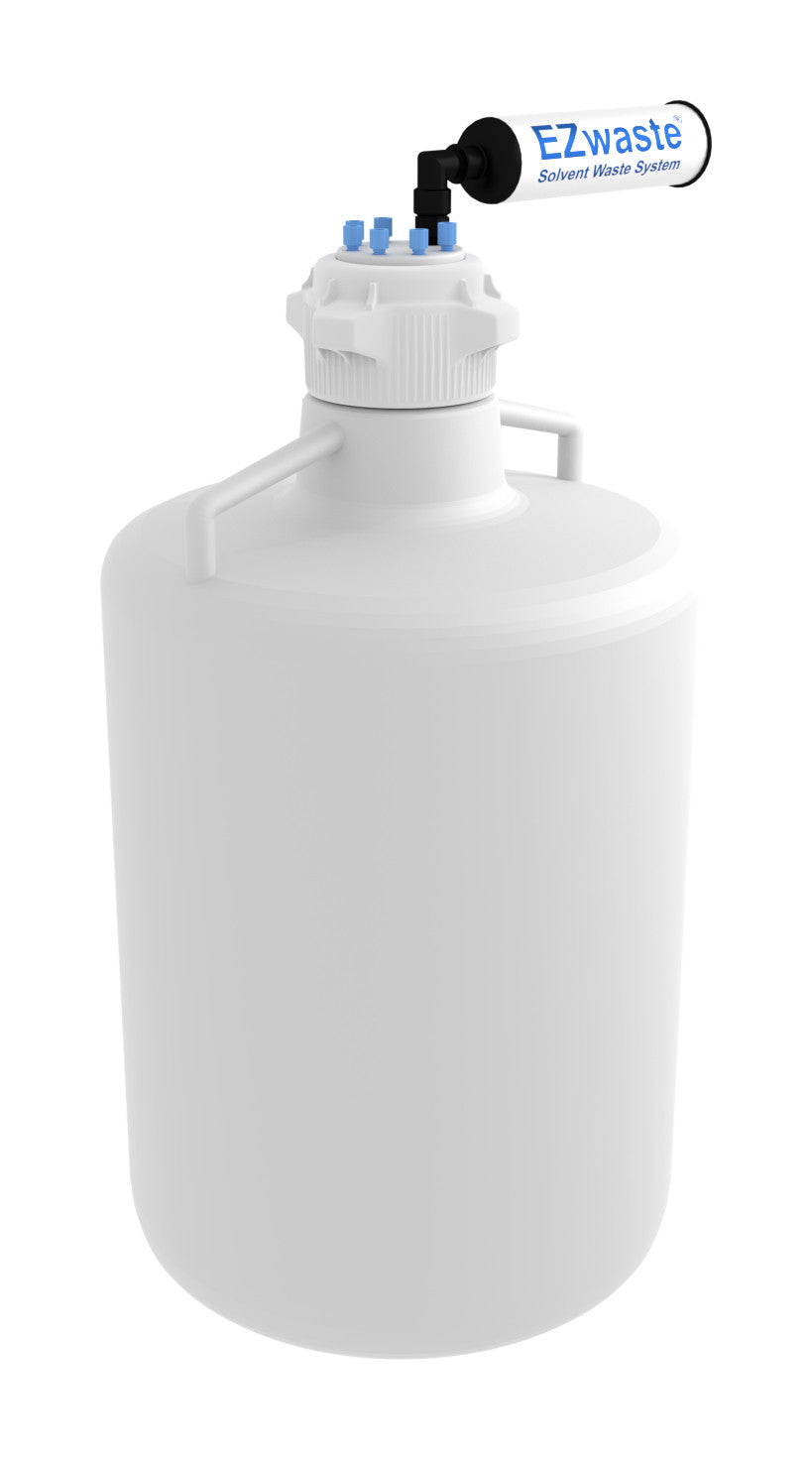 EZwaste® HD Solvent Waste System, 20 L, VersaCap 83B (332-D412-OEM) — Foxx Life Sciences