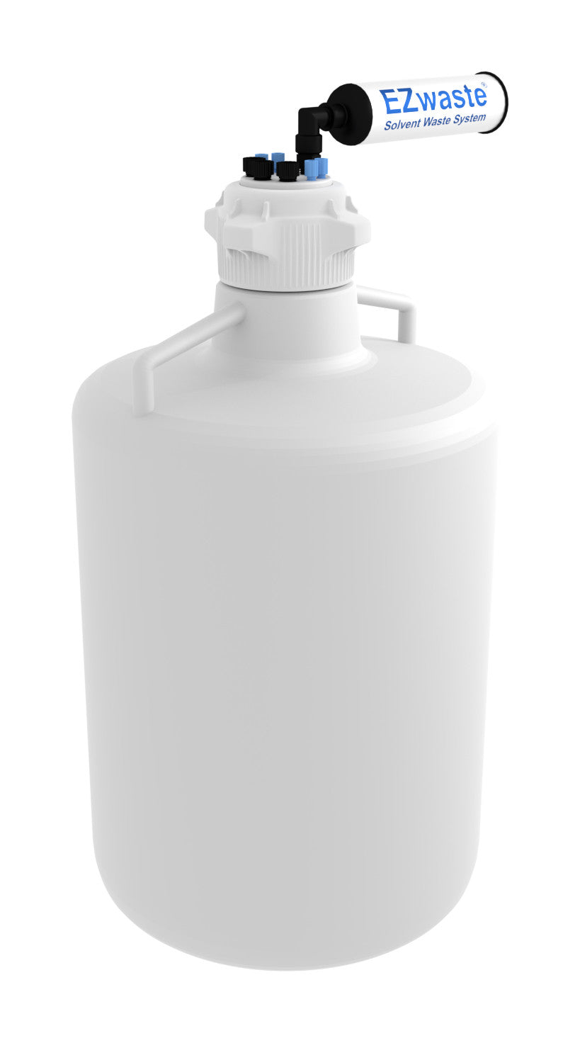 EZwaste® HD Solvent Waste System, 20 L, VersaCap 83B (332-D412-OEM) — Foxx Life Sciences