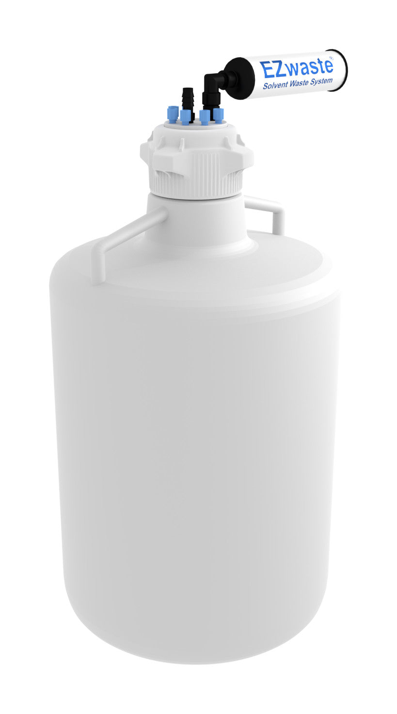 EZwaste® HD Solvent Waste System, 20 L, VersaCap 83B (332-D412-OEM) — Foxx Life Sciences