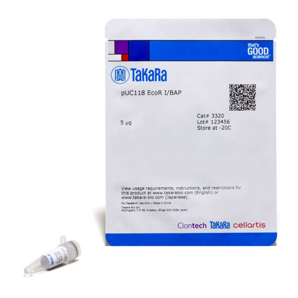pUC 118 EcoR I/BAP 3320 - Cloning - Takara Bio