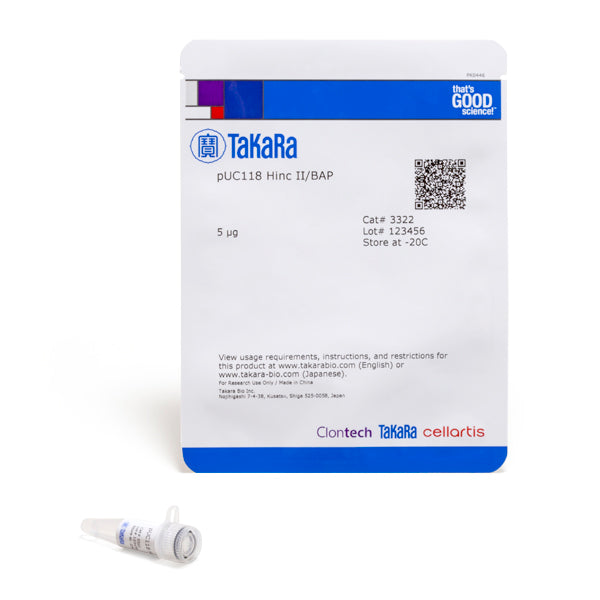 pUC 118 Hinc II/BAP 3322 - Cloning - Takara Bio