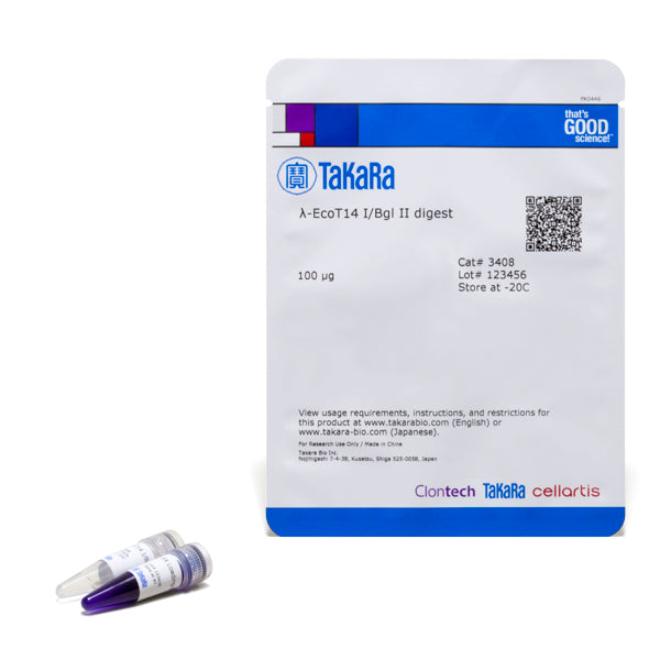 Lambda-EcoT14 I/Bgl II Digest 3408 - Cloning - Takara Bio