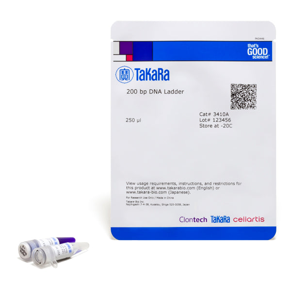 200 bp DNA Ladder 3410A - Cloning - Takara Bio
