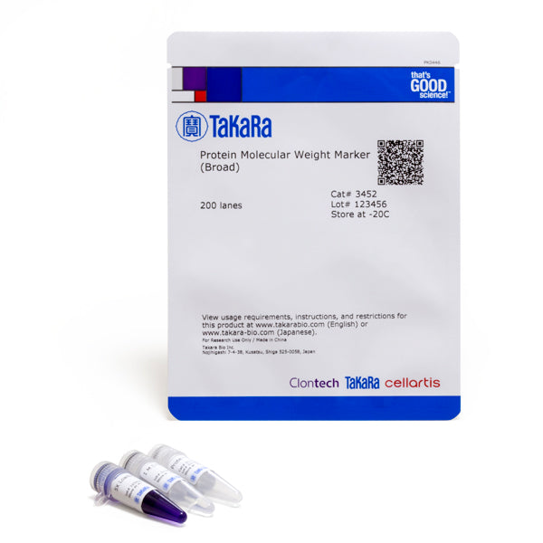 Protein Molecular Weight Marker (Broad) 3452 - Protein research - Takara Bio