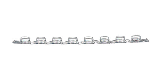 SAPPHIRE 8-CAP STRIP, PP - Natural / Flat, For 6732Xx, For Rt-Pcr - Greiner Bio-One (373250)