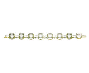 SAPPHIRE 8-CAP STRIP, PP - Yellow / Domed, For 6732Xx - Greiner Bio-One (373276)