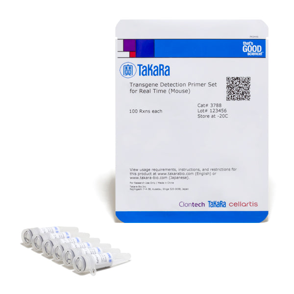 Transgene Detection Primer Set for Real Time (Mouse) 3788 - Real-time PCR - Takara Bio