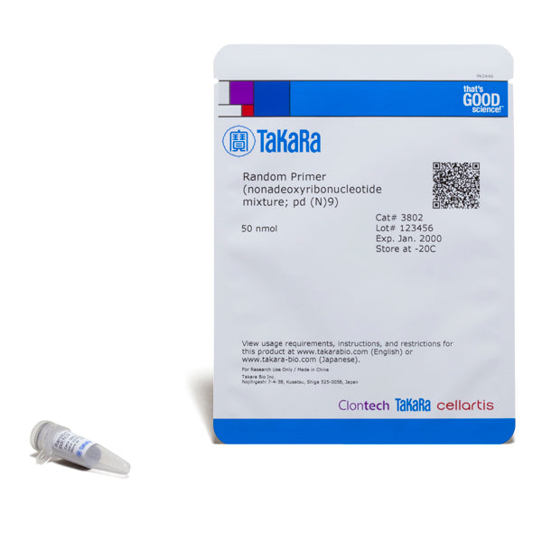 Random Primer (nonadeoxyribonucleotide mix: pd(N)9) 3802 - Cloning - Takara Bio