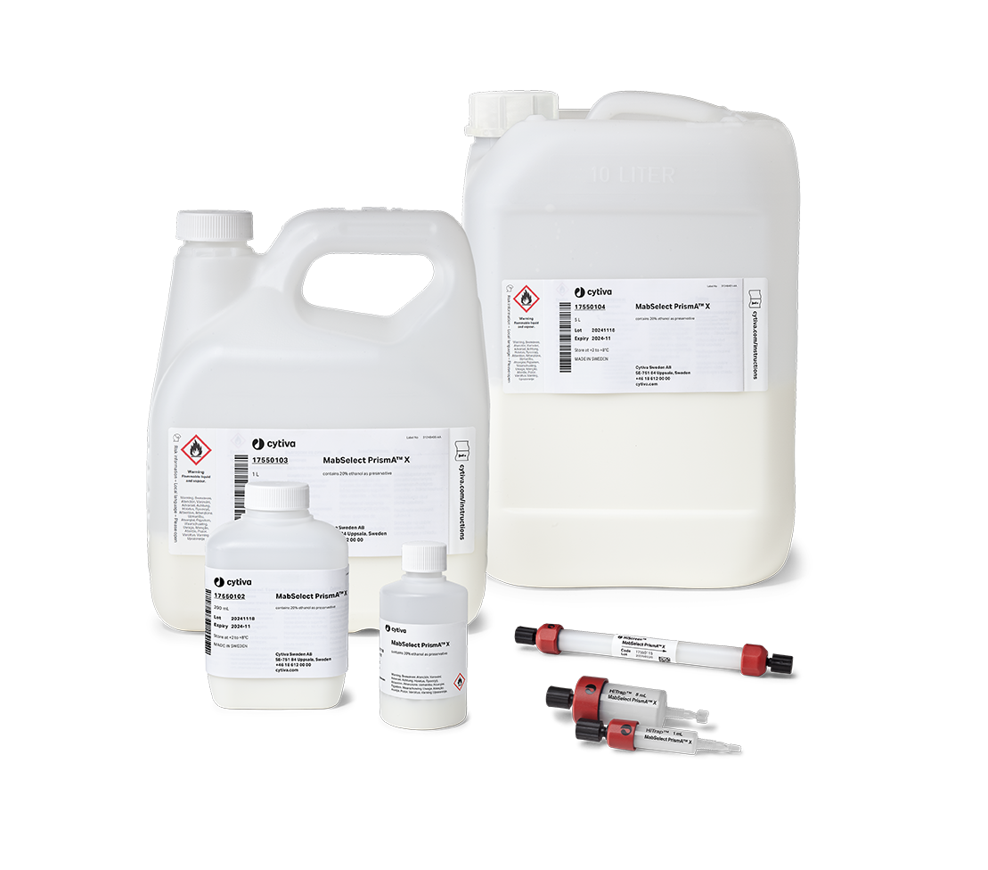 MabSelect PrismA™ X protein A resin 17550103 - Chromatography products - Cytiva