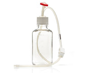 EZBio® MTO 500mL Bottle Assembly, 38-430 VersaCap®, w/ Pinch Pipe, 10/CS (437-8305-FLS) — Foxx Life Sciences