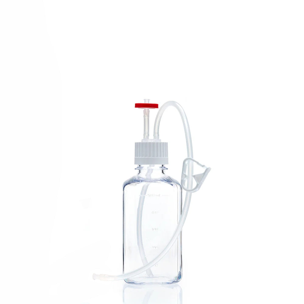 EZBio® MTO 500mL Bottle Assembly with molded Silicone Adapter, 38-430 VersaCap®, 10/CS (437-E005-FLS) — Foxx Life Sciences