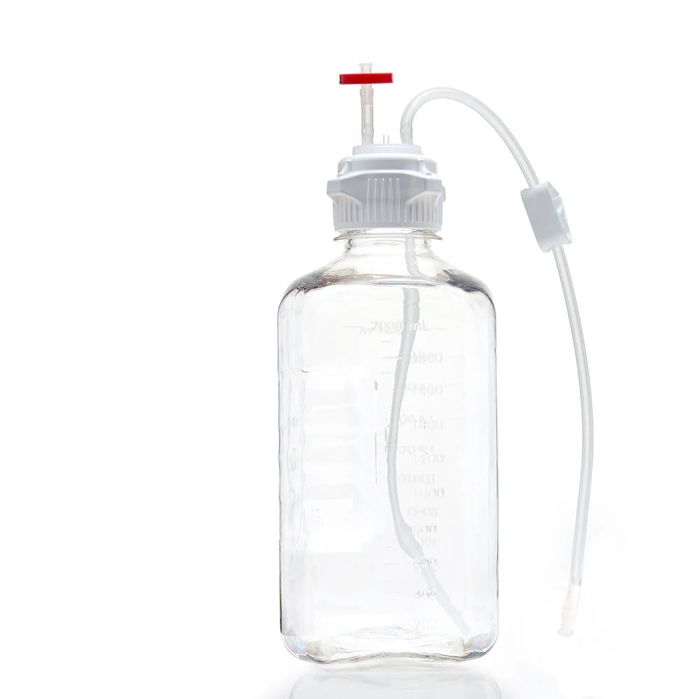 EZBio® MTO 2L Bottle Assembly with molded Silicone Adapter, 53B VersaCap®, 10/CS (437-E007-FLS) — Foxx Life Sciences