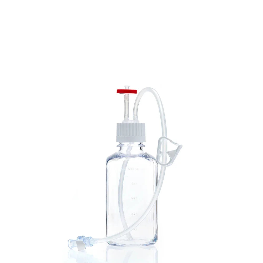 EZBio® MTO 500mL Bottle Assembly with molded Silicone Adapter, 38-430 VersaCap®, 10/CS (437-E005-FLS) — Foxx Life Sciences