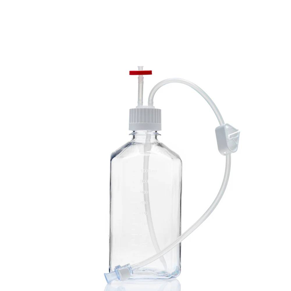 EZBio® MTO 1L Bottle Assembly with molded Silicone Adapter, 38-430 VersaCap®, 10/CS (437-E006-FLS) — Foxx Life Sciences