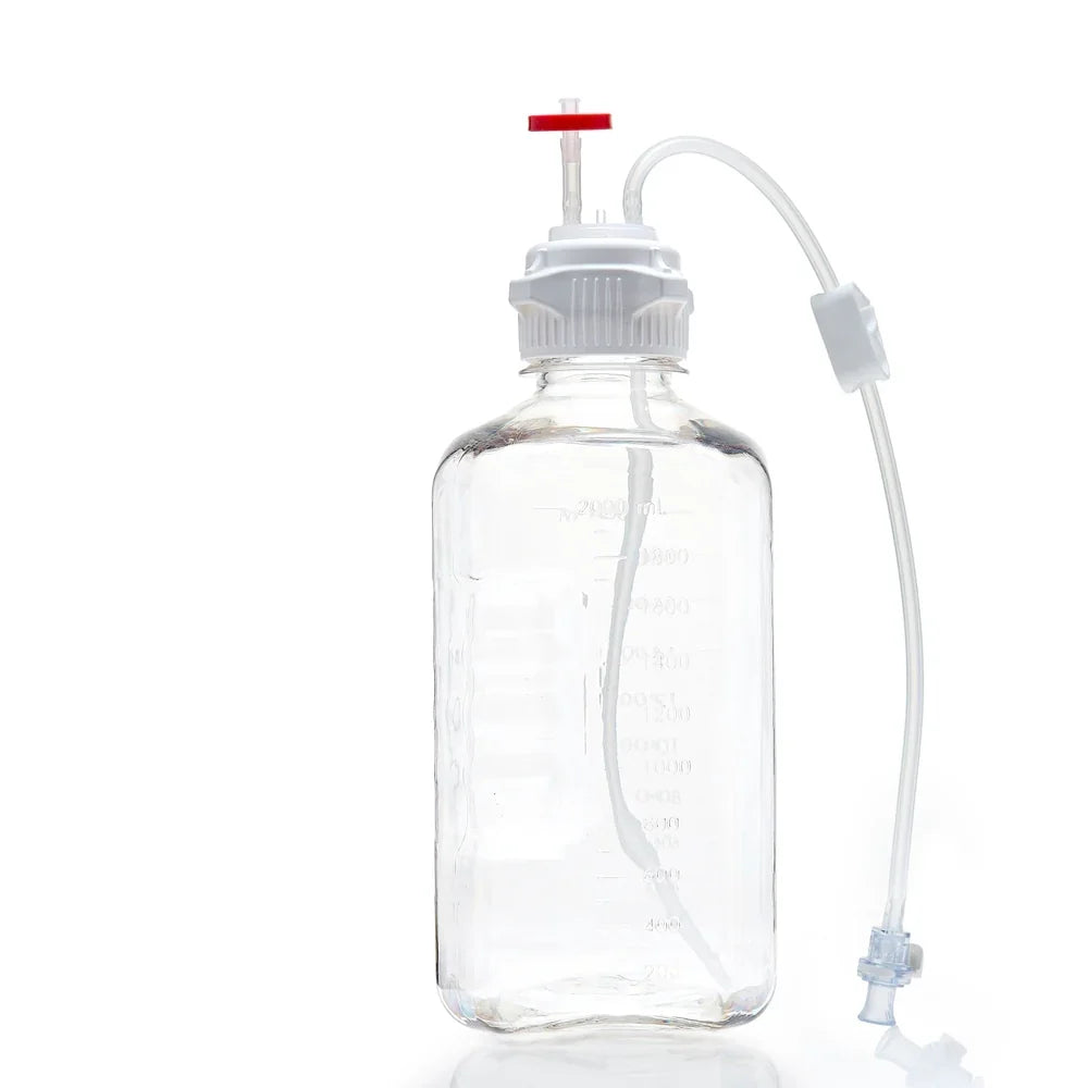 EZBio® MTO 2L Bottle Assembly with molded Silicone Adapter, 53B VersaCap®, 10/CS (437-E007-FLS) — Foxx Life Sciences