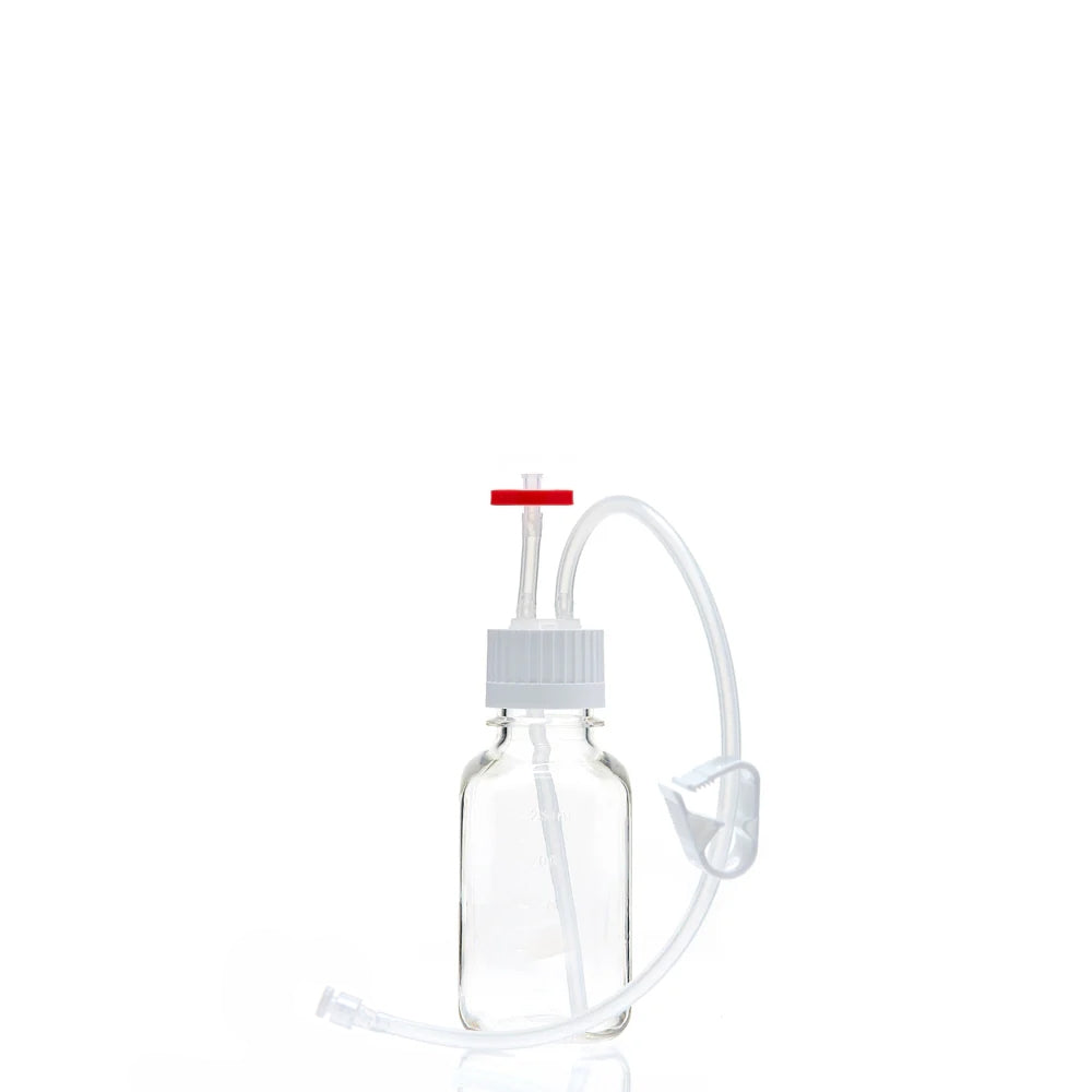 EZBio® MTO 250mL Bottle Assembly with molded Silicone Adapter, 38-430 VersaCap®, 10/CS (437-E004-FLS) — Foxx Life Sciences