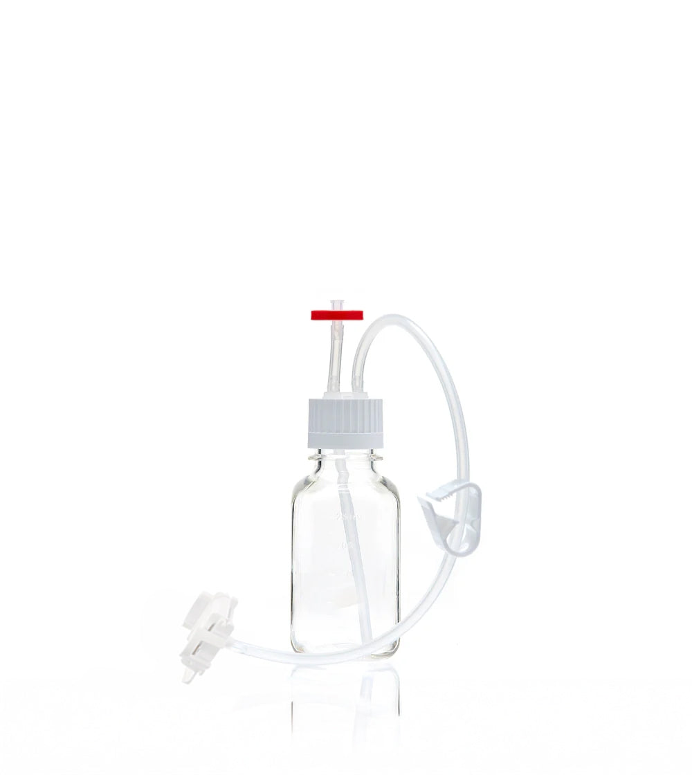 EZBio® MTO 250mL Bottle Assembly with molded Silicone Adapter, 38-430 VersaCap®, 10/CS (437-E004-FLS) — Foxx Life Sciences
