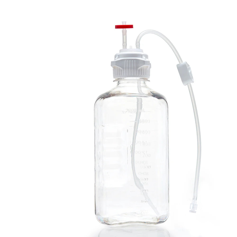 EZBio® MTO 2L Bottle Assembly with molded Silicone Adapter, 53B VersaCap®, 10/CS (437-E007-FLS) — Foxx Life Sciences