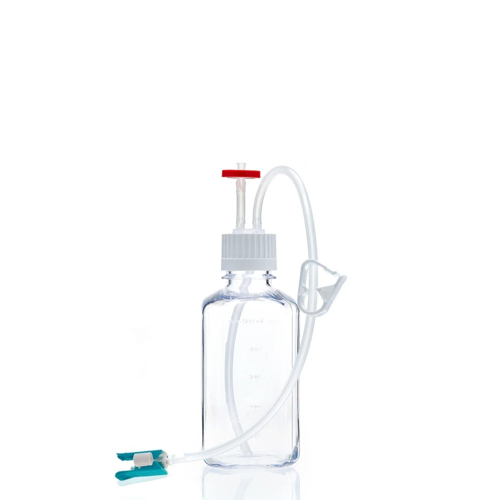 EZBio® MTO 250mL Bottle Assembly with molded Silicone Adapter, 38-430 VersaCap®, 10/CS (437-E004-FLS) — Foxx Life Sciences