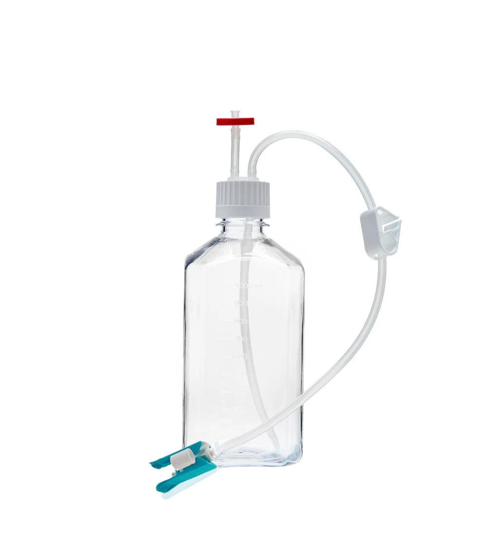 EZBio® MTO 500mL Bottle Assembly with molded Silicone Adapter, 38-430 VersaCap®, 10/CS (437-E005-FLS) — Foxx Life Sciences
