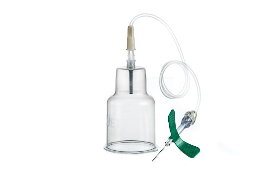 SAFETY BLOOD COLLECTION SET + BLOOD CULTURE HOLDER X 3/4", STERILE, NOT MADE WITH NATURAL RUBBER LATEX - 21G, Tubing Length 12" (30 Cm) - Greiner Bio-One (450184)