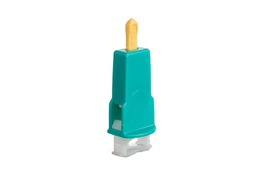 MINICOLLECT® SAFETY LANCET PENETRATION DEPTH, FOR CAPILLARY BLOOD COLLECTION, STERILE WITH BLADE - Green / 1.50 mm - Greiner Bio-One (450428)