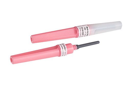 VACUETTE® MULTIPLE USE DRAWING NEEDLE X, STERILE - Pink / 18G 1", For Veterinary Use Only 1.20 X 25 mm - Greiner Bio-One (451047)