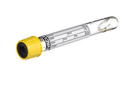 VACUETTE® TUBE, CPDA, NON-RIDGED - 6 ml / 13x100 Yellow Cap-Black Ring - Greiner Bio-One (456057)