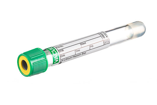 VACUETTE® TUBE 5 ml LH Lithium Heparin Separator - Venous Blood Collection - Greiner Bio-One (456087)