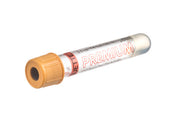 VACUETTE® TUBE, CAT SERUM SEPARATOR CLOT ACTIVATOR, TRANSPARENT LABEL - 3.5 ml / 13x75 Gold Cap-Gold Ring, Premium - Greiner Bio-One (474214)