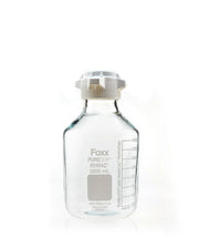 PUREGRIP® Rhino Safety Coated Glass Carboy, Clear, 5L, with 83B VersaCap, 1EA (48R-B800-FLS) — Foxx Life Sciences